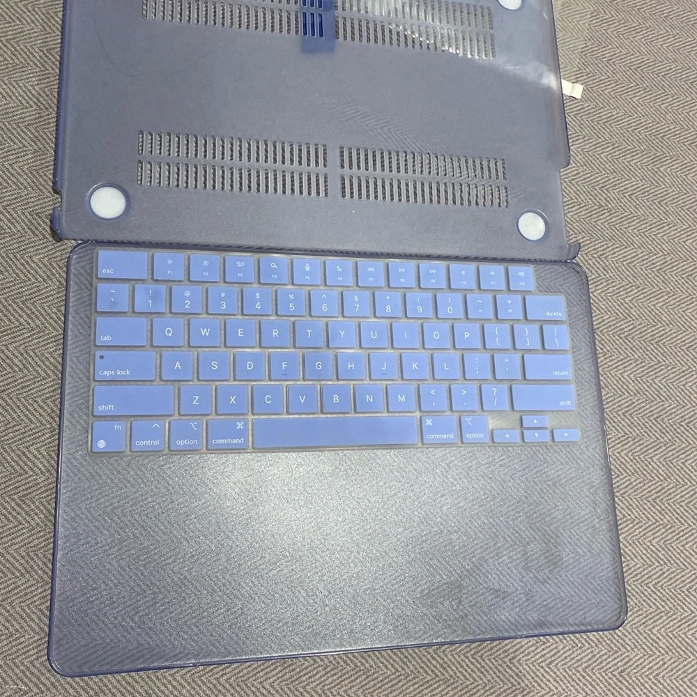 Blue Laptop Keyboard Cover